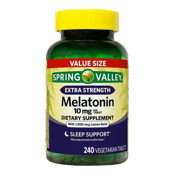 Spring Valley Melatonina 10mg 240 Tabletas